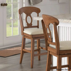 Fortvillez Swivel Upholstered Counter And Bar Stool