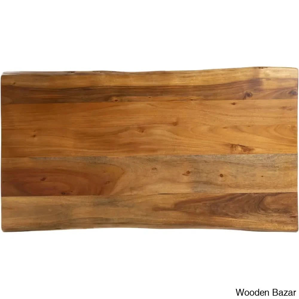 Foundrye Solid Wood Top Coffee And Center Table