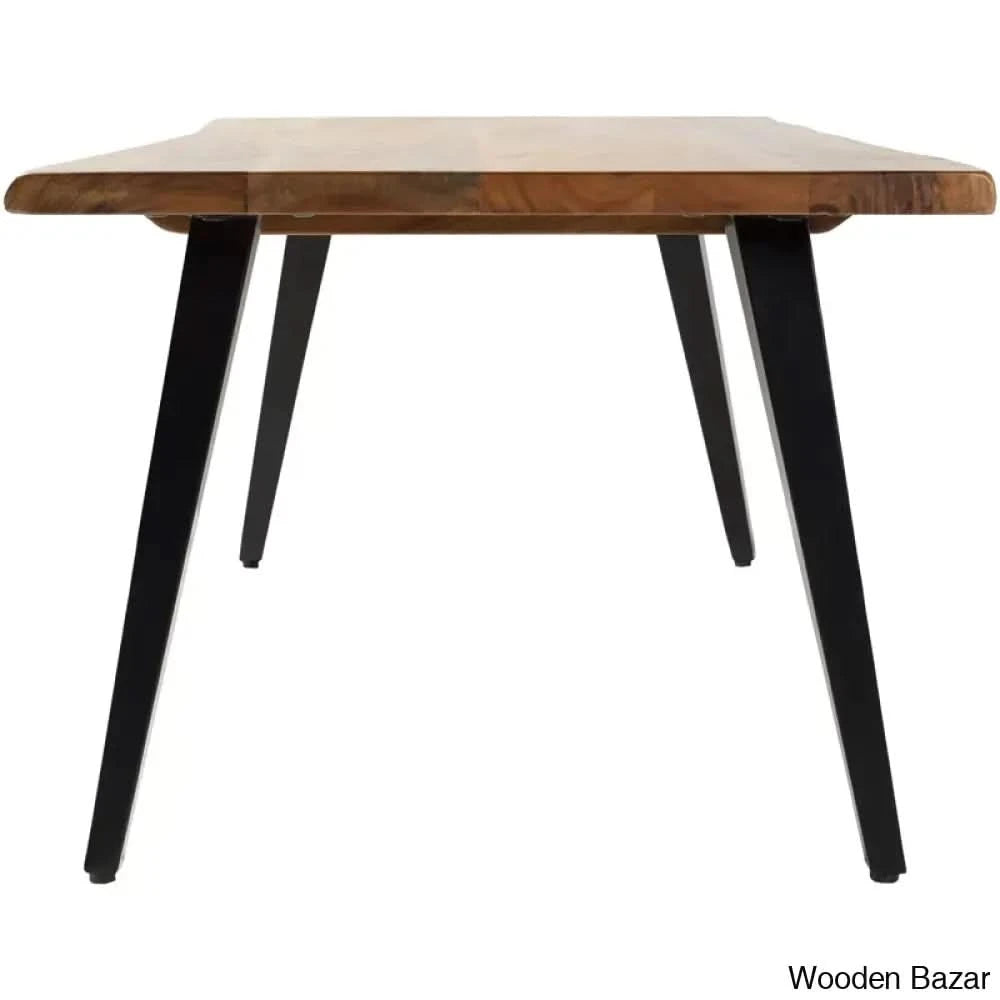 Foundrye Solid Wood Top Coffee And Center Table