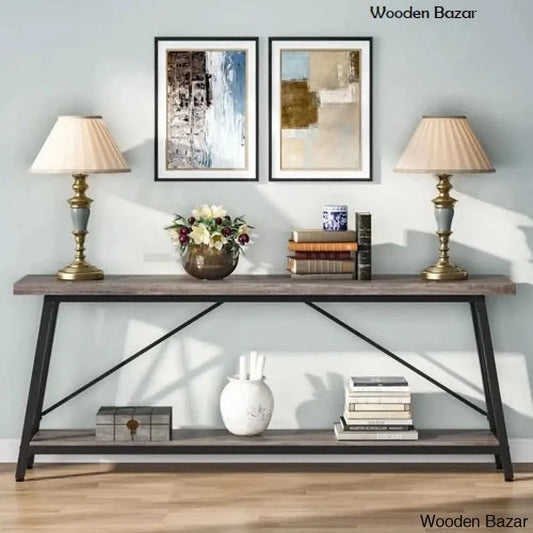 Small Side Table for Small Spaces - Console Table