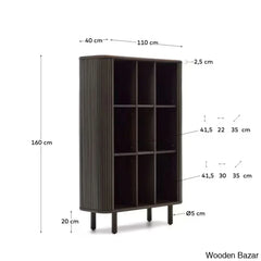 Frollo Eternal Classics Solid Wood Mailen Bookshelf - Wooden Bazar