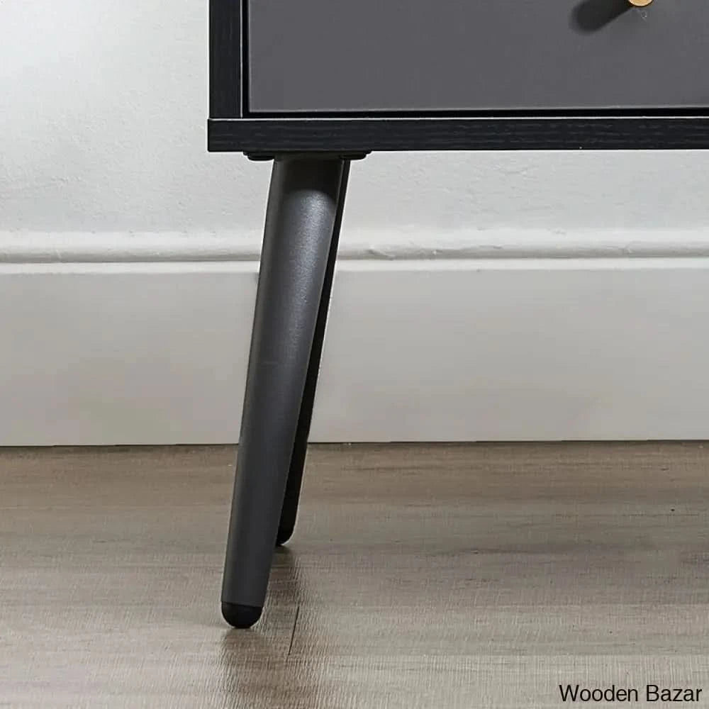 Bedside Table - Wooden Bazar