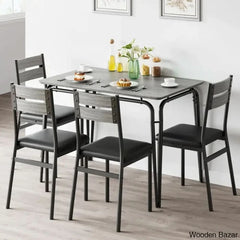 Gary Luxury 4 Seater Dining Table Set For Homes