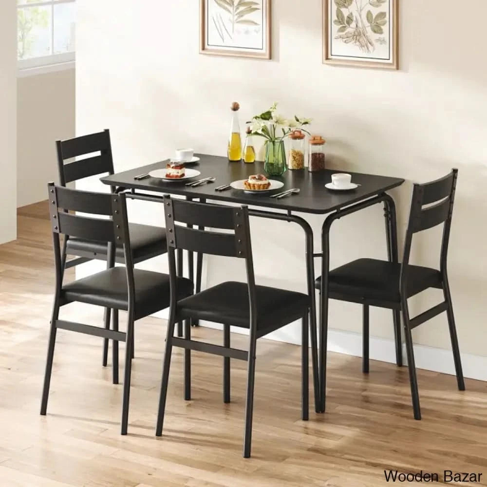 Gary Luxury 4 Seater Dining Table Set For Homes