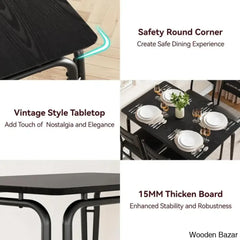 Gary Luxury 4 Seater Dining Table Set For Homes