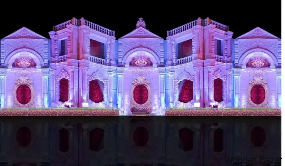 Gaurant New Handmade Fiberglass Stage For Wedding - Wooden Bazar