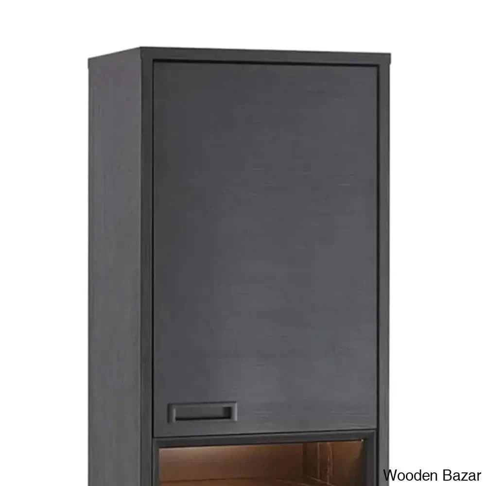 Gaurd Modern Solid Wood Small Storage Cabinet Almirah Wardrobe