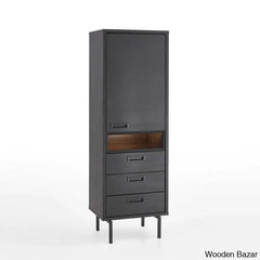 Gaurd Modern Solid Wood Small Storage Cabinet Almirah Wardrobe