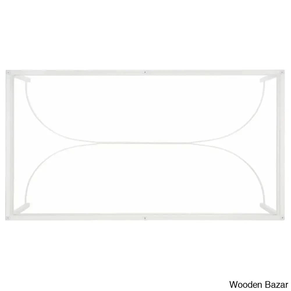 Genevievey Glass Top Coffee And Center Table