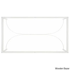 Genevievey Glass Top Coffee And Center Table