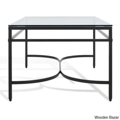 Genevievey Glass Top Coffee And Center Table