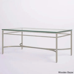 Genevievey Glass Top Coffee And Center Table