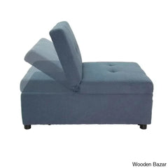 Georege Modern Upholstered Accent Chair - Wooden Bazar