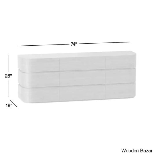 Gig 9 Chest Of Drawers In Solid Wood For Functional Gracefulness