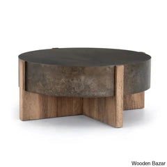 Glendo Cross Legs Coffee Table And Center Table