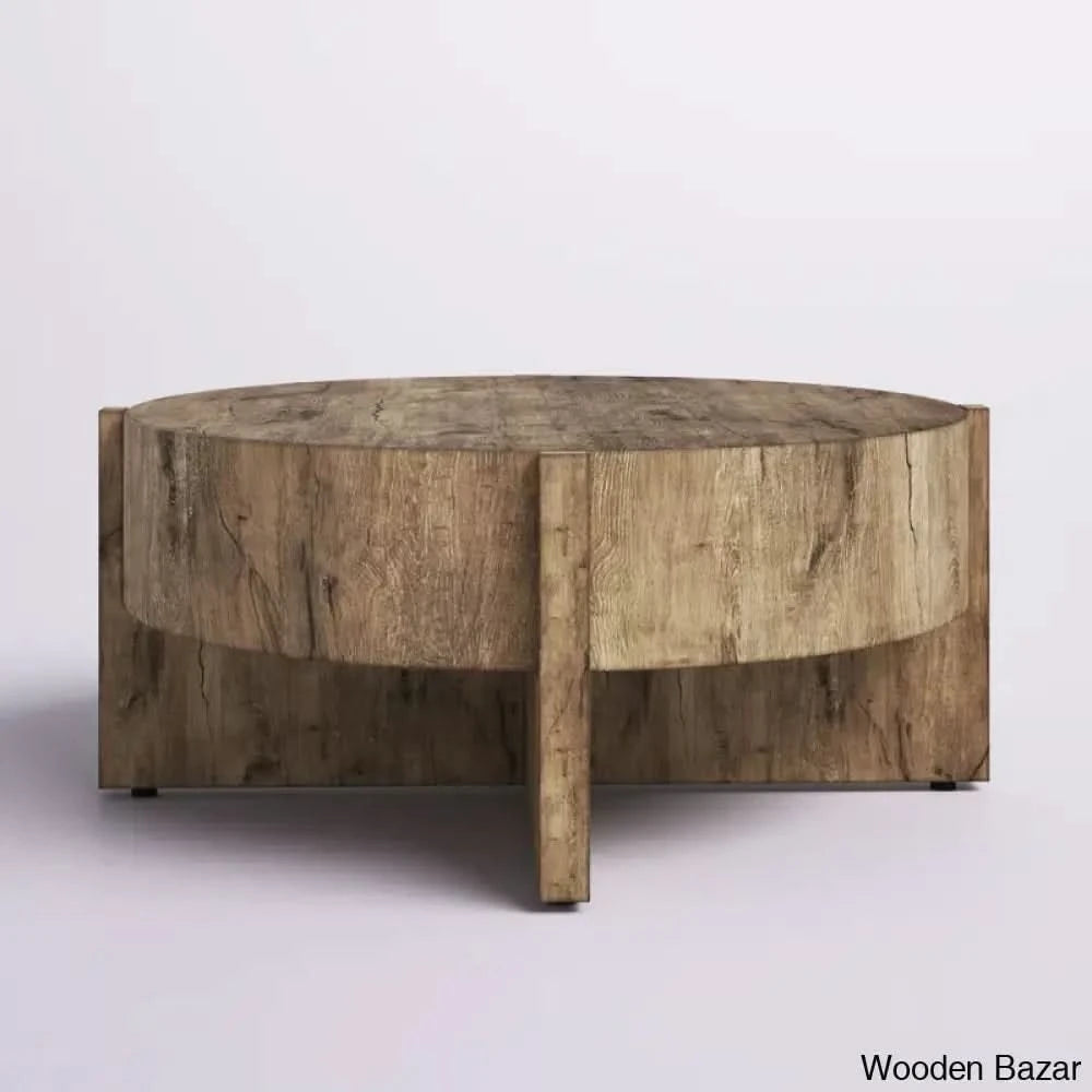 Glendo Cross Legs Coffee Table And Center Table