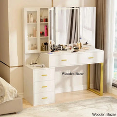 Glenisha Vanity Dressing Table With Lighted Mirror