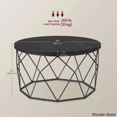 Glennis Modern Coffee And Center Table - Wooden Bazar