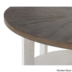 Gunnisoni Cross Legs Coffee And Center Table With Storage