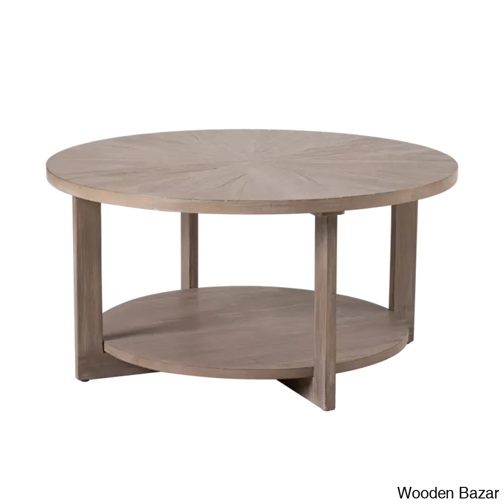 Gunnisoni Cross Legs Coffee And Center Table With Storage