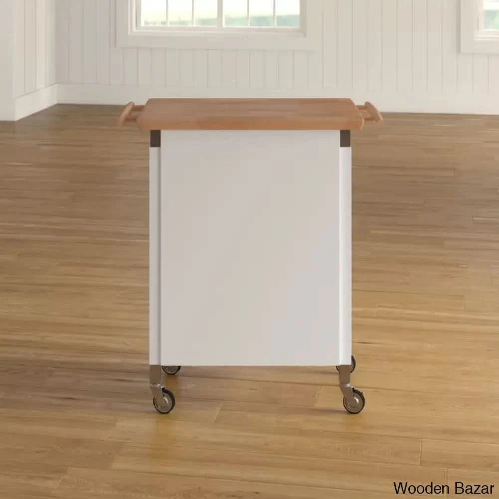 Hamilton Wood Kitchen Cart Trolley Cart Cabinet Kitchen Island With Storage