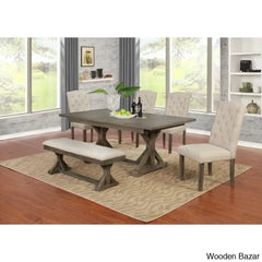 dining set - Wooden Bazar