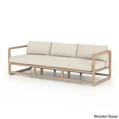 Harper Outdoor Sofa In Solid Wood With Blend Of Functional Elegance And Timeless Design