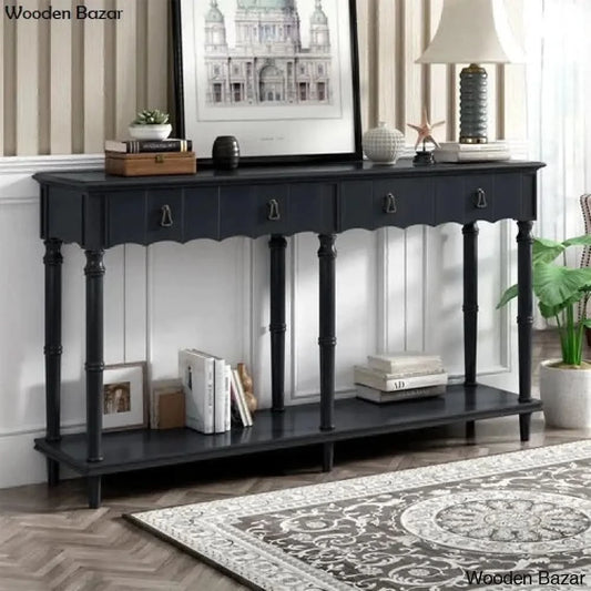 Wood Console - Side Coffee Table
