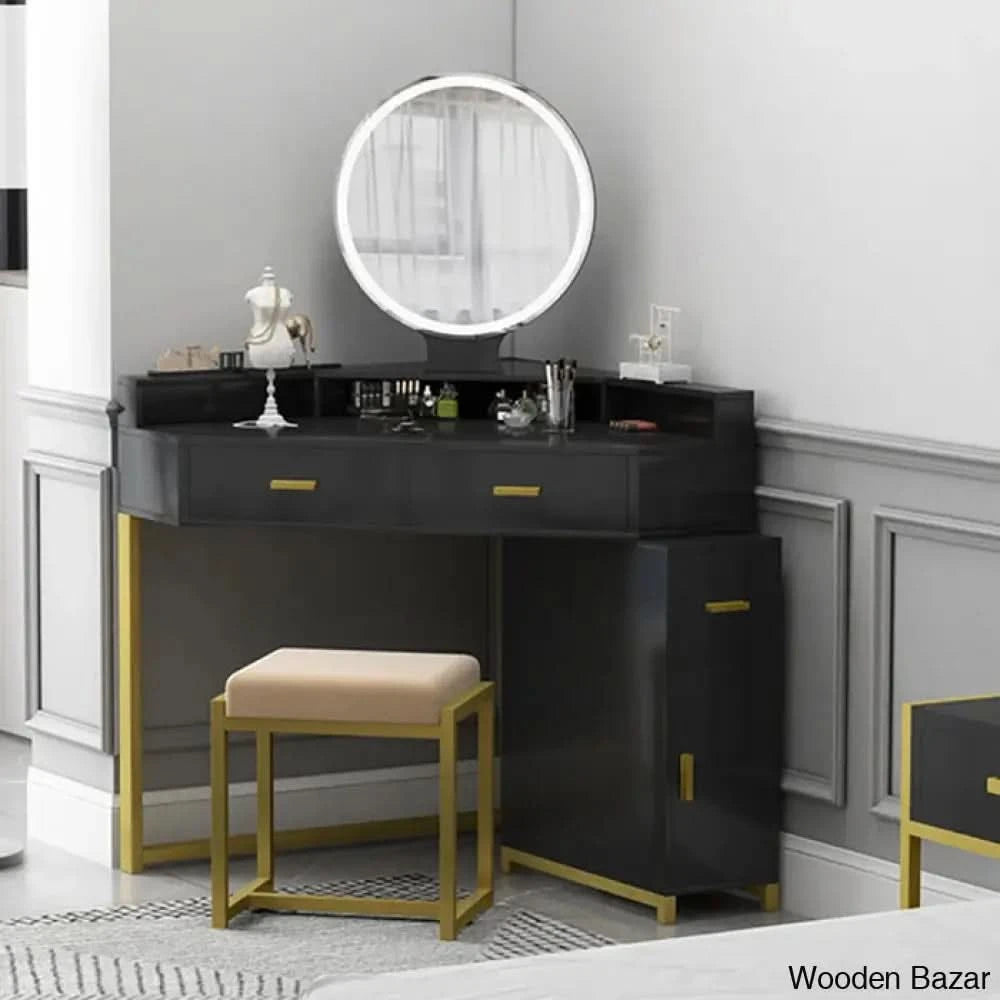 Black Dressing Table