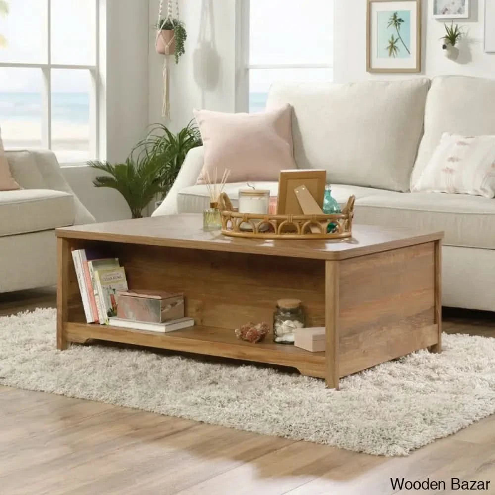 Holen Latest Coffee And Center Table - Wooden Bazar