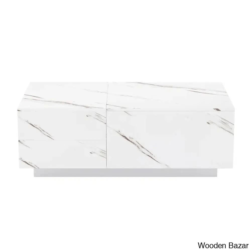 Hrishay Led Coffee And Center Table With Storage