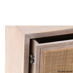 Iblis Exotic 3 Drawers Chest In Solid Wood - Wooden Bazar