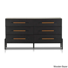 Idalis 6 Chest Of Drawer In Solid Wood With Functional Elegance