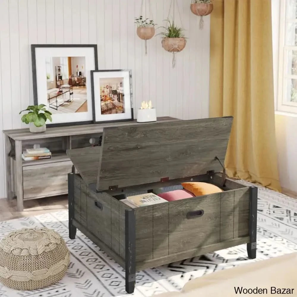 Ivybridgey Lift-Top Coffee And Center Table With Storage