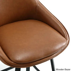 Janayshiax Swivel 25.2āā Faux Leather Counter And Bar Stool (Set Of 2)