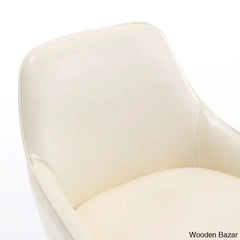 Janayshiax Swivel 25.2āā Faux Leather Counter And Bar Stool (Set Of 2)