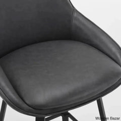 Janayshiax Swivel 25.2āā Faux Leather Counter And Bar Stool (Set Of 2)