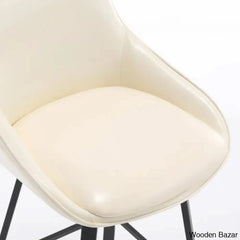 Janayshiax Swivel 25.2āā Faux Leather Counter And Bar Stool (Set Of 2)