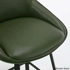 Janayshiax Swivel 25.2āā Faux Leather Counter And Bar Stool (Set Of 2)