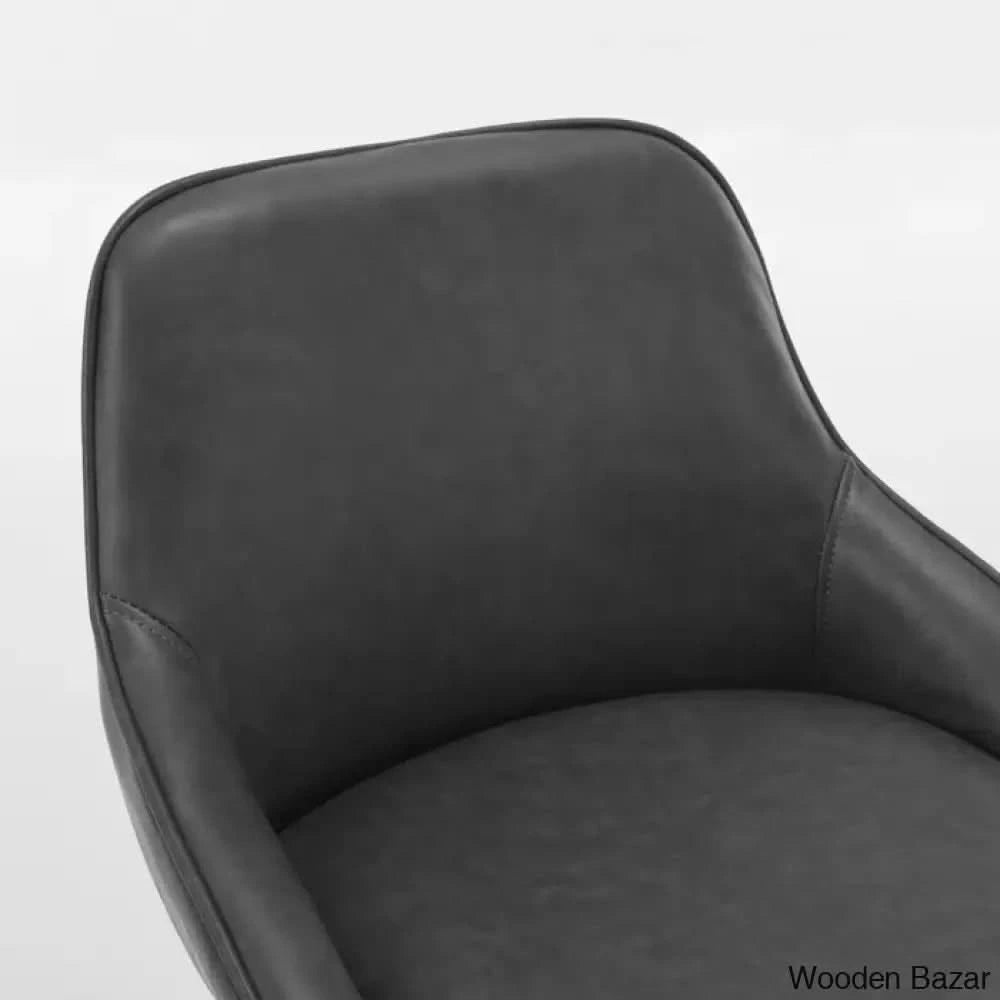 Janayshiax Swivel 25.2āā Faux Leather Counter And Bar Stool (Set Of 2)