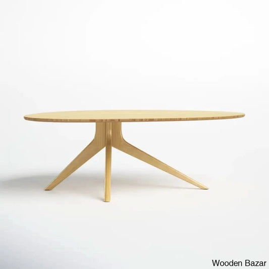 Janeyx Solid Wood Coffee And Center Table