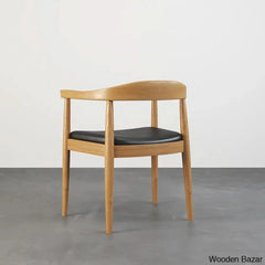 Japandi Extendable Dining Set With Walnut Wood Armchairs 1 Table And 4 Chairs