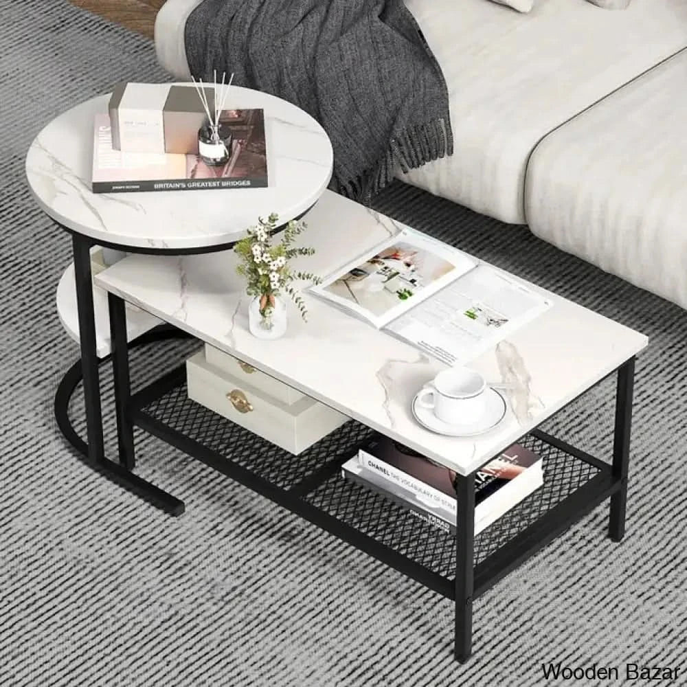 Javarroius Nesting Coffee And Center Table