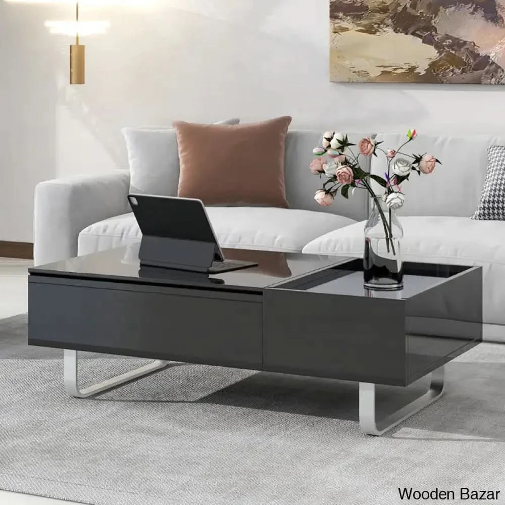 Jayzeh Lift Top Coffee And Center Table Living Room Cocktail Table