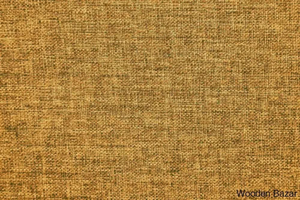 Jessica Elegant Modern Sofa In Mustard Color - Wooden Bazar