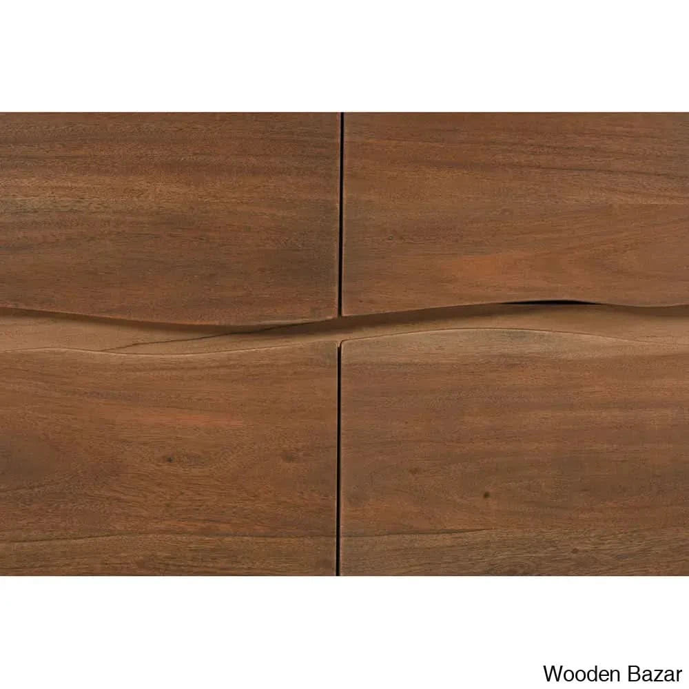 Jette 4 Chest Of Drawers In Solid Wood With Innovative Design Live Edge