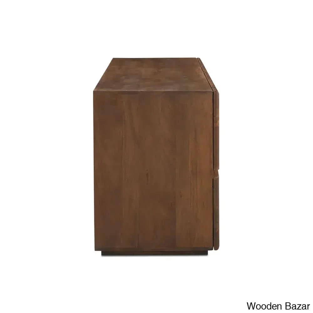 Jette 4 Chest Of Drawers In Solid Wood With Innovative Design Live Edge