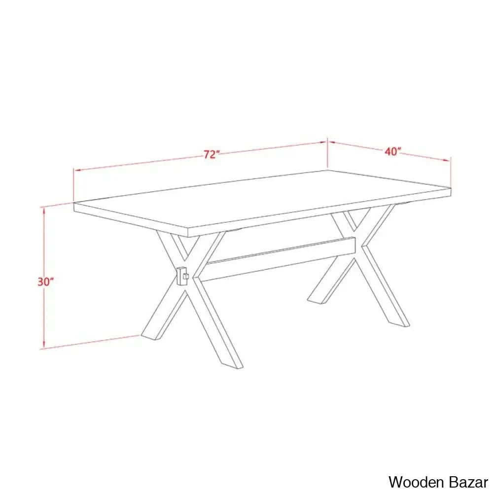 dining set - Wooden Bazar