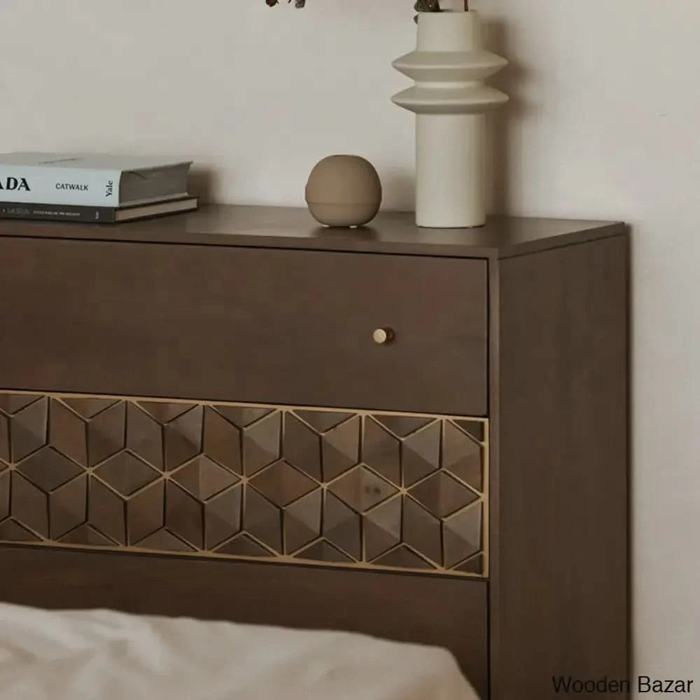 Jill Modern Chest Of Drawers In Solid Wood Durable Storage Solution