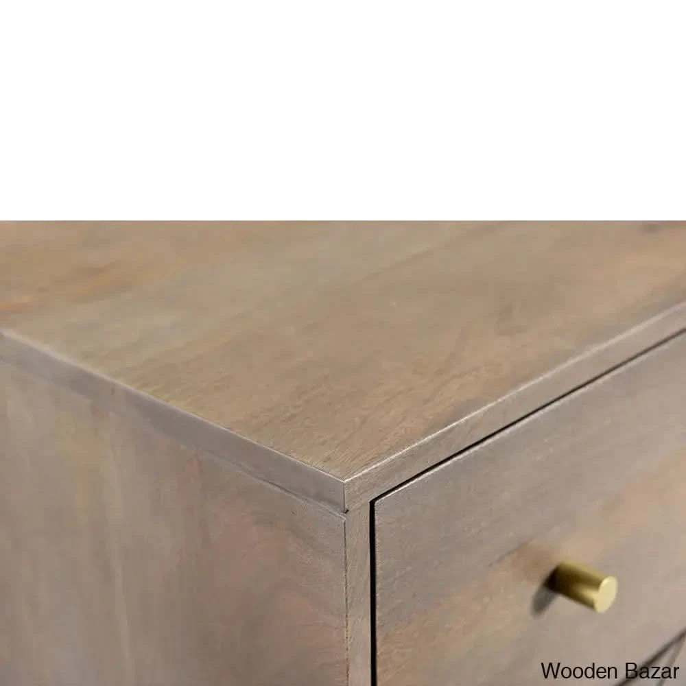 Jill Modern Chest Of Drawers In Solid Wood Durable Storage Solution